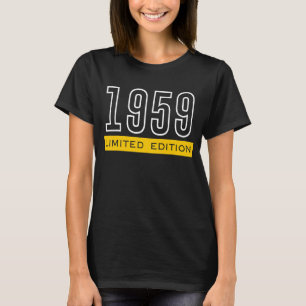 63誕生日レディースメンズ63年1959 7 Tシャツ