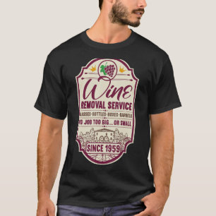 63誕生日IラベルワインデカンターIワインリムーバル Tシャツ