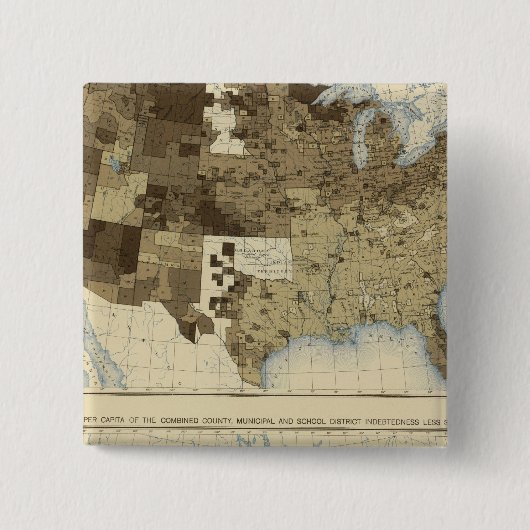 63課税·負債1890 缶バッジ (正面)