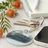 #630蒸気機関のキーホルダー キーホルダー (正面右)