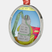 632爆弾処理班の操業漫画 メタルオーナメント (左)