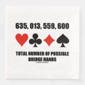 635,013,559,600可能な橋手の合計数 (正面)