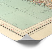 6364スウェーデン、ノルウェー南部 ポスター (角)