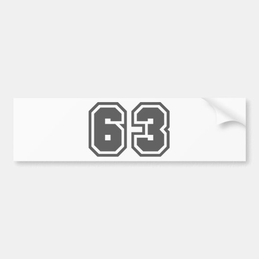 63 バンパーステッカー (正面)