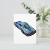 63_分割ウィンドウ_青 ポストカード (スタンド正面)