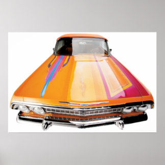 63 Chevy Impala変換可能なローライダーポスター ポスター