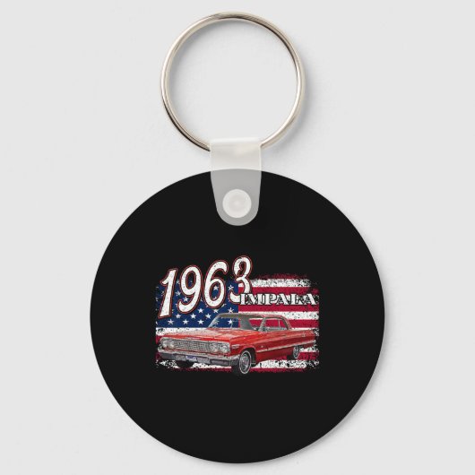 63 Impala Lowrider Ss 7月4日アメリカ キーホルダー (正面)