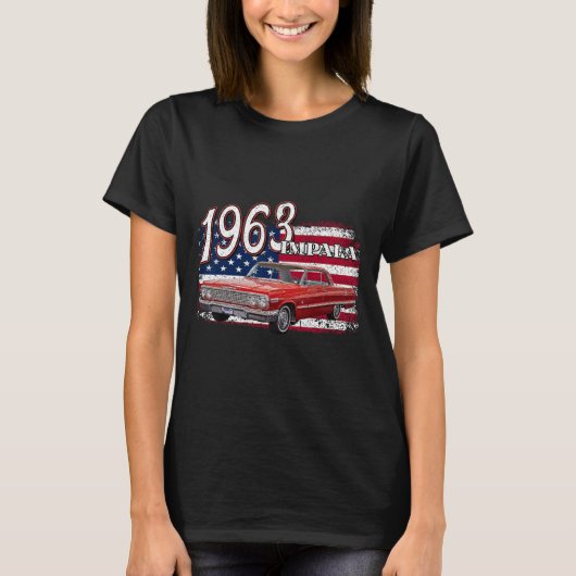 63 Impala Lowrider Ss 7月4日アメリカ Tシャツ (正面)