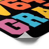 64の数学の学生の8年生の平方根 ポスター (角)