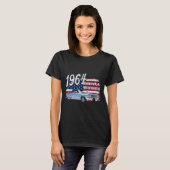 64インパラローライダー7月4日アメリカ人 Tシャツ (正面フル)