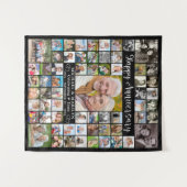 64周年記念 フォトコラージュ あなたの色 タペストリー (正面(横))