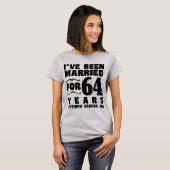 64年目の結婚記念日のプレゼントに Tシャツ (正面フル)