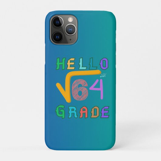 64数学Tおもしろい士のHello 8等平方根 Case-Mate iPhoneケース (裏)