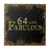 64歳の誕生日 タイル (正面)