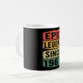 64歳Bday 1961エピックレジェンド64誕生日 コーヒーマグカップ (正面左)