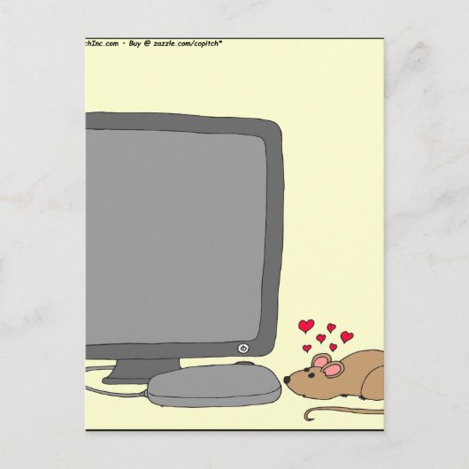 640マウス愛の漫画 ポストカード (正面)