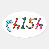 64154 楕円形シール (正面)