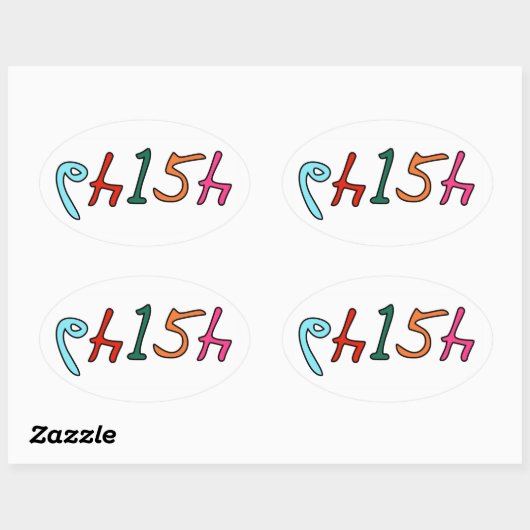 64154 楕円形シール (シート)