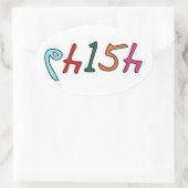 64154 楕円形シール (バッグ)