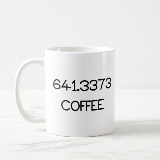 641.3373 コーヒー コーヒーマグカップ (左)
