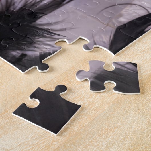 6439-Red Rose with Masquerade Mask ジグソーパズル (側面)