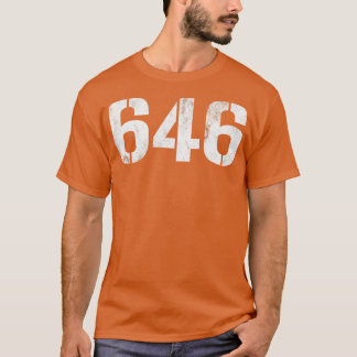 646ヴィンテージホワイト文字 Tシャツ