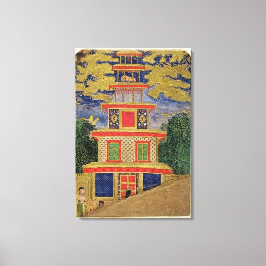 64.351ラマ頼ラクシュマナ島のAでSitaを放棄する キャンバスプリント (正面)