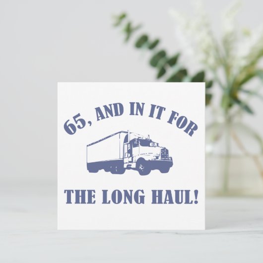 65おもしろい番目の誕生日 カード (スタンド正面)