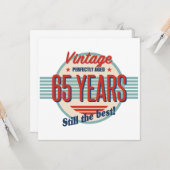 65おもしろい誕生日旧ファッションド カード (正面/裏面インサイチュ)