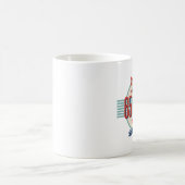 65おもしろい誕生日旧ファッションド コーヒーマグカップ (中央)