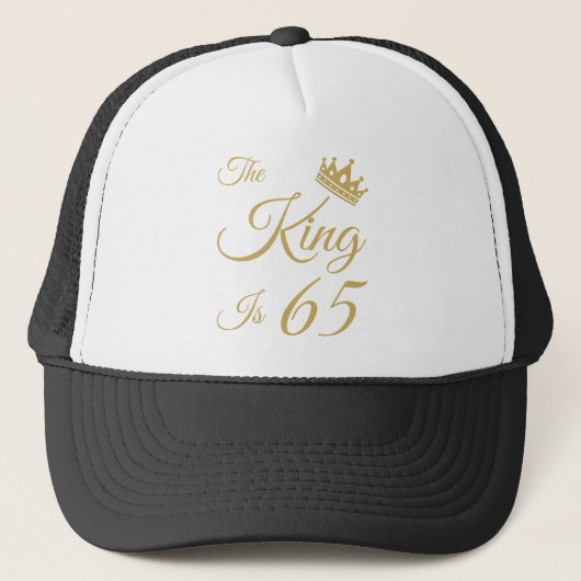 65おもしろい誕生日男性へ キャップ (正面)