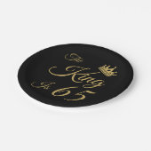 65おもしろい誕生日男性へ ペーパープレート (アングル)