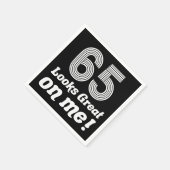 65おもしろい誕生日 スタンダードカクテルナプキン (角)