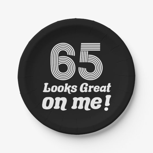 65おもしろい誕生日 ペーパープレート (正面)