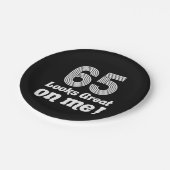 65おもしろい誕生日 ペーパープレート (アングル)