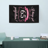 65おもしろい誕生日「完璧」 横断幕 (トレードショー)