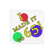 65おもしろい誕生日Gagギフト カード (正面/裏面インサイチュ)