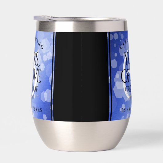 65エレガントth Blue Sapphire 結婚's Anniversary (右面)