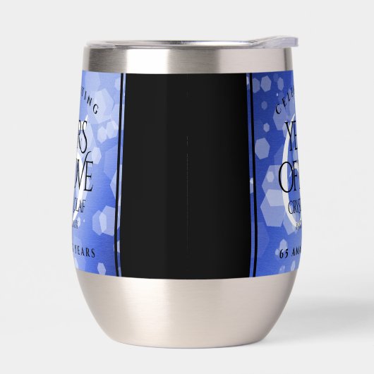 65エレガントth Blue Sapphire 結婚's Anniversary (左面)