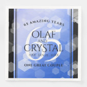 65エレガントth Blue Sapphire 結婚's Anniversary (正面)
