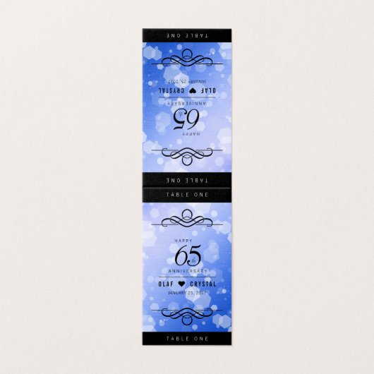 65エレガントth Blue Sapphire 結婚's Anniversary (外部フラット)