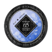 65エレガントth Blue Sapphire 結婚's Anniversary カッティングボード (正面)