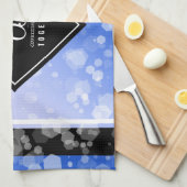 65エレガントth Blue Sapphire 結婚's Anniversary キッチンタオル (四つ折り)