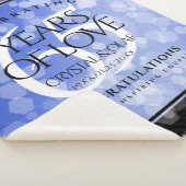 65エレガントth Blue Sapphire 結婚's Anniversary シェルパブランケット (3/4)