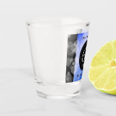 65エレガントth Blue Sapphire 結婚's Anniversary ショットグラス (左)