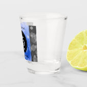 65エレガントth Blue Sapphire 結婚's Anniversary ショットグラス (右)