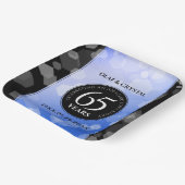 65エレガントth Blue Sapphire 結婚's Anniversary ペーパープレート (傾斜あり)