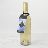 65エレガントth Blue Sapphire 結婚's Anniversary ボトルネックタグ (アングル)