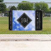 65エレガントth Blue Sapphire 結婚's Anniversary 横断幕 (インサイチュ)