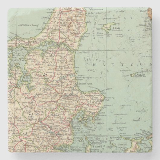 65デンマーク、アイスランド ストーンコースター (正面)